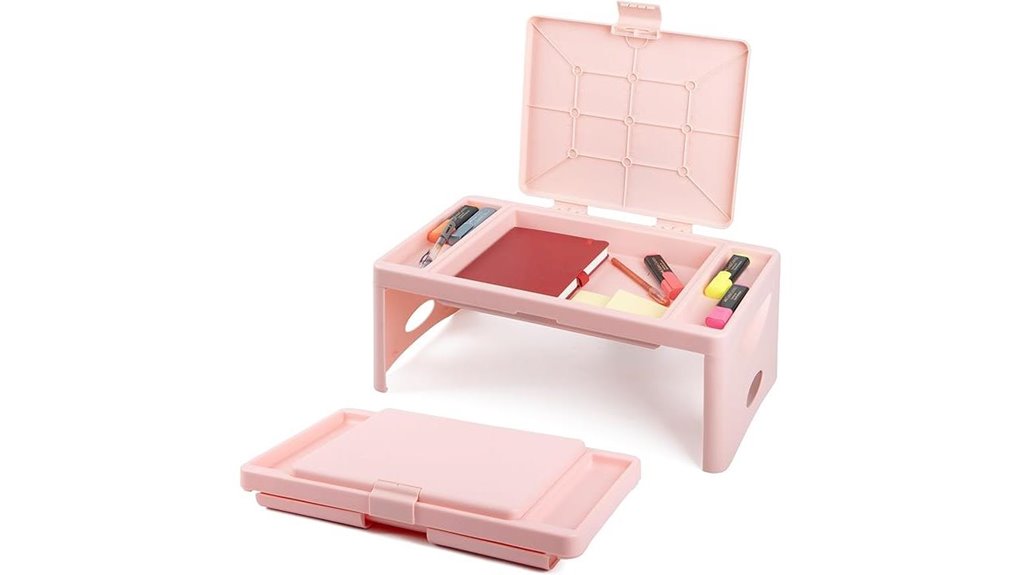 blush portable folding lapdesk