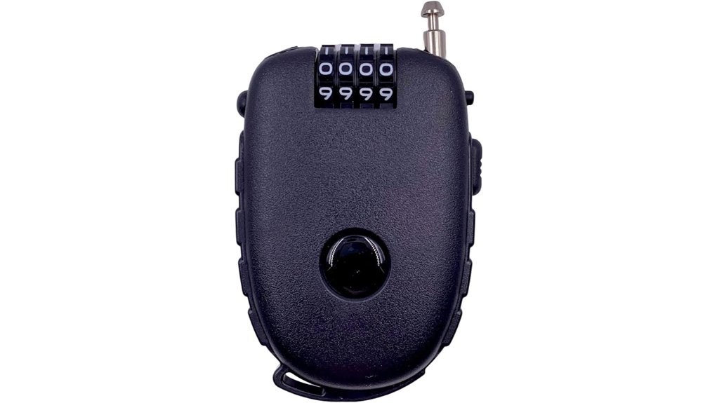 bosvision 4 digit retractable lock