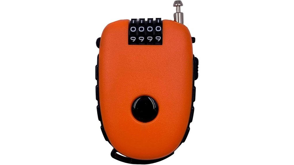 bosvision orange 4 digit lock