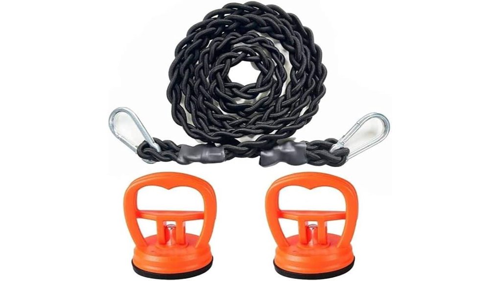 braided elastic suction clothesline
