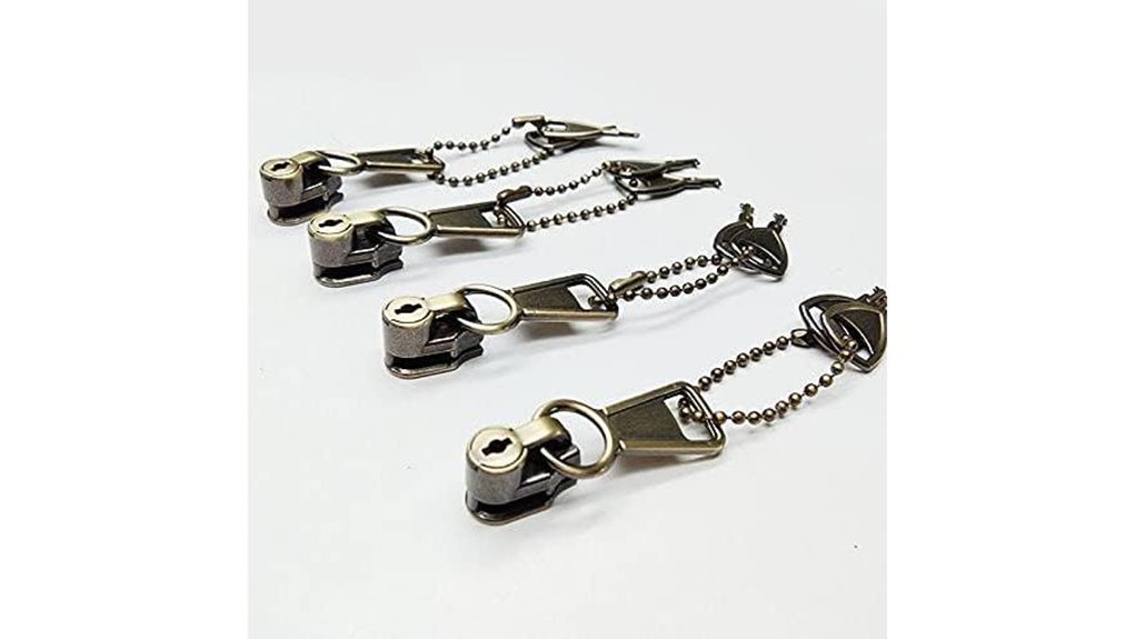 bronze nylon coil zipper