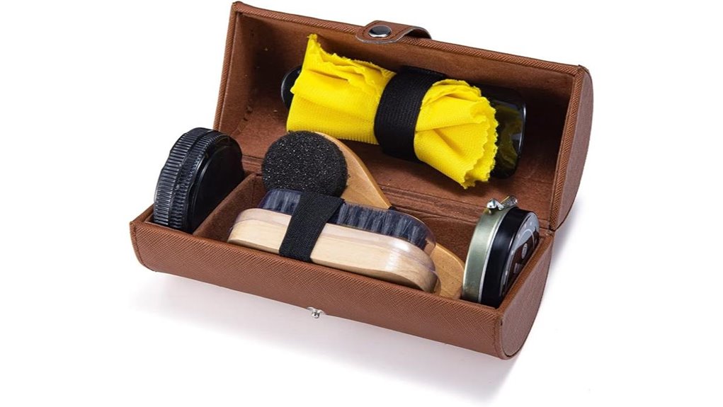 brown and black leather