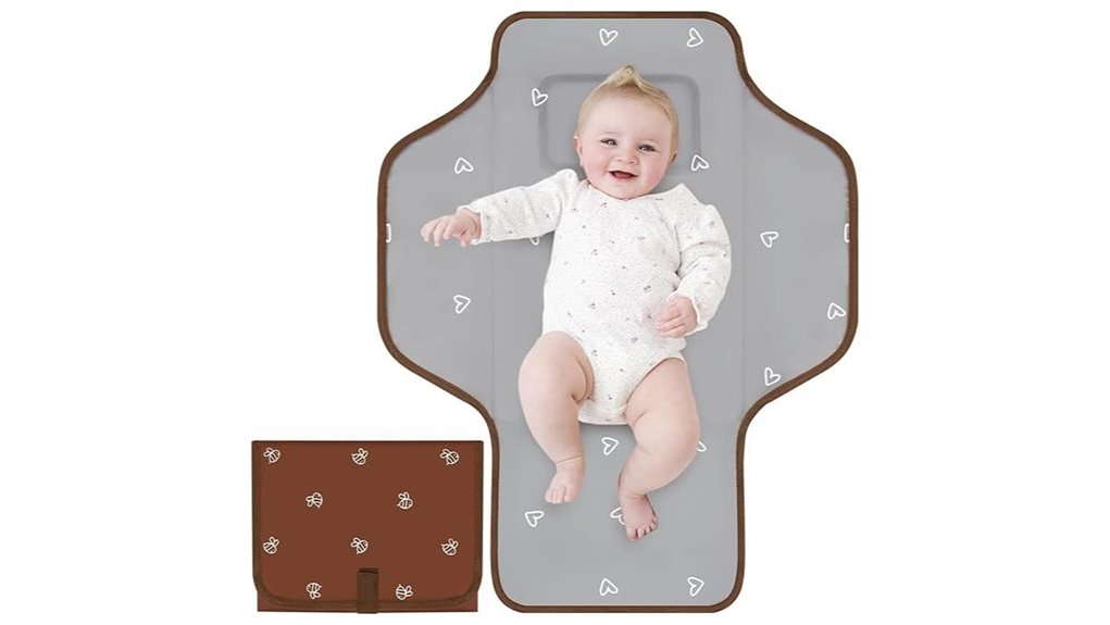 brown bee waterproof foldable changing