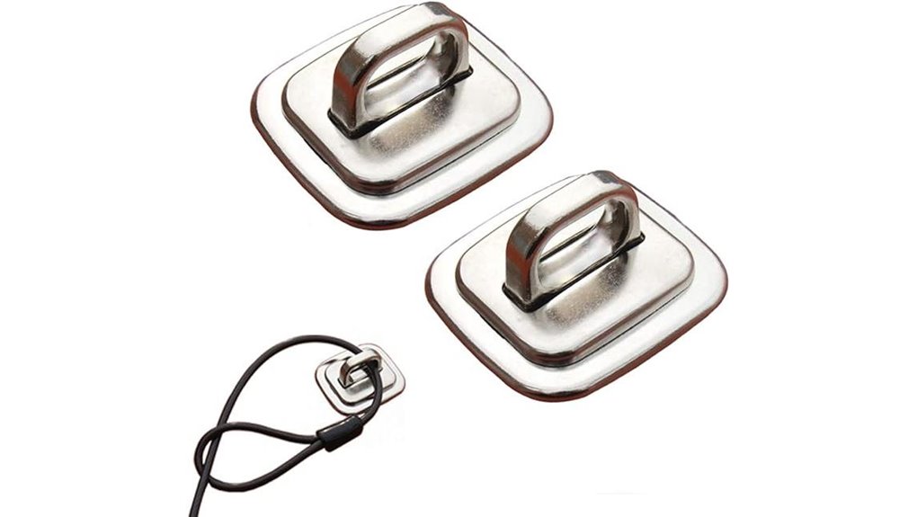 cable lock security anchor plate