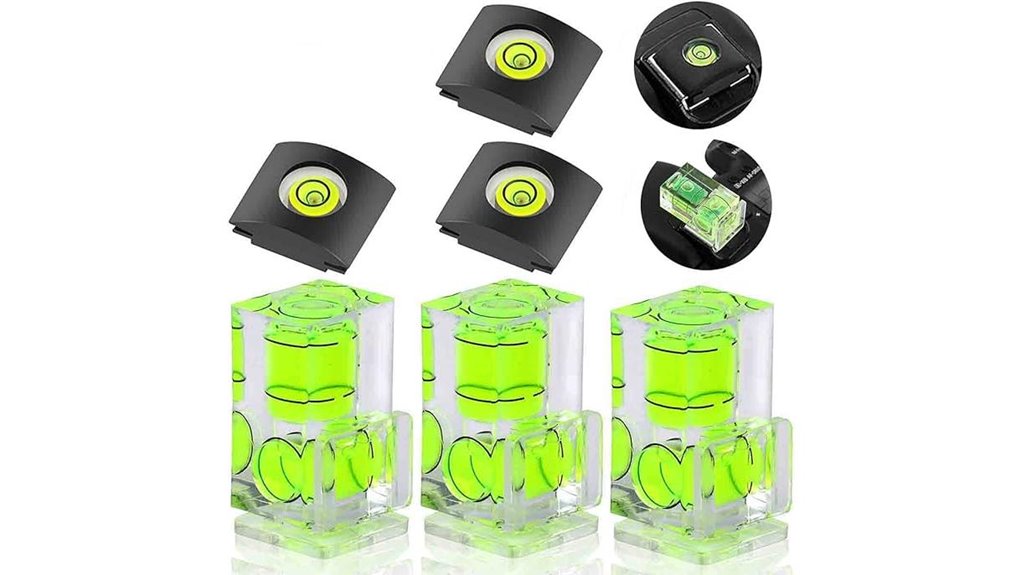 camera hot shoe bubble levels