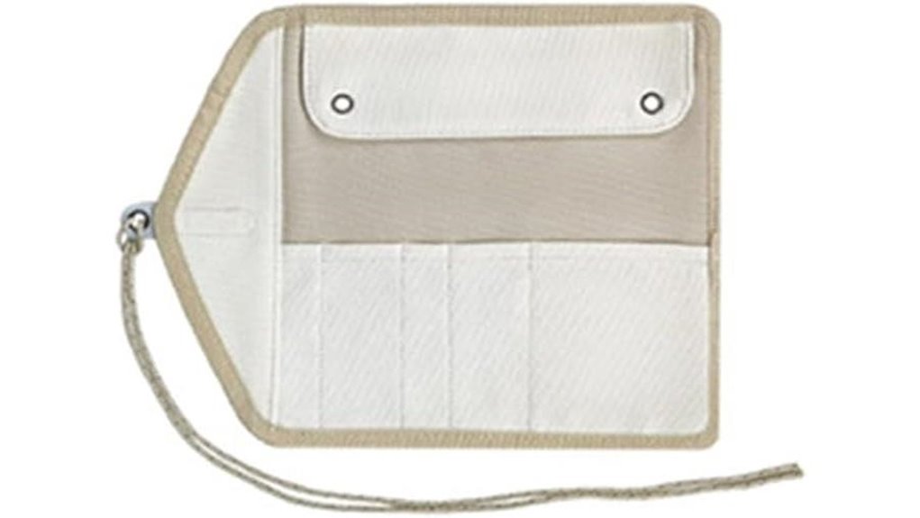 canvas roll up cutlery bag