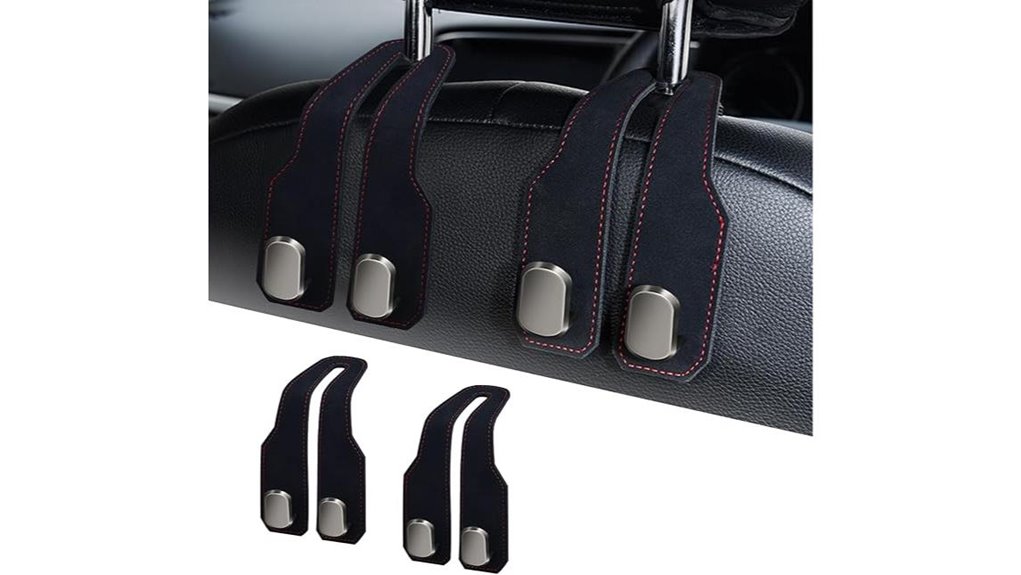 car seat headrest hooks