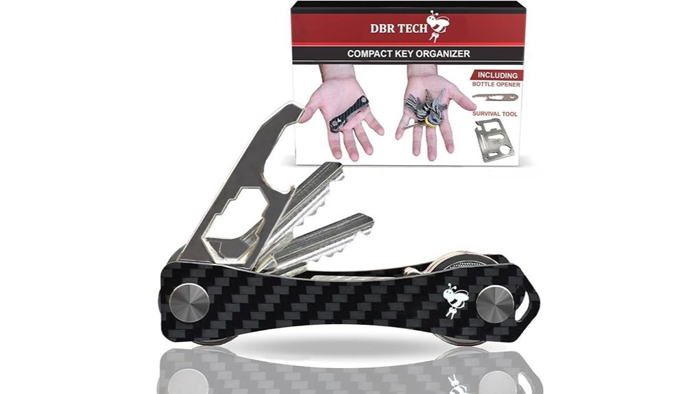 carbon fiber compact keyholder