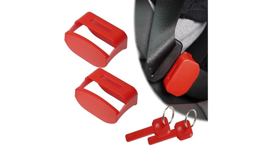 child seatbelt buckle guards
