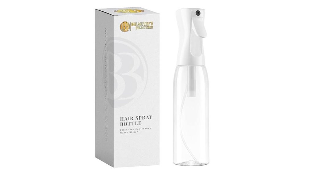 clear 16 9oz continuous spray bottle