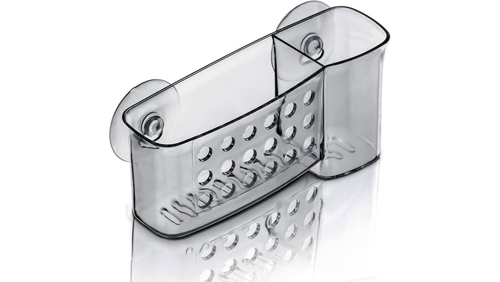 clear acrylic bath caddy