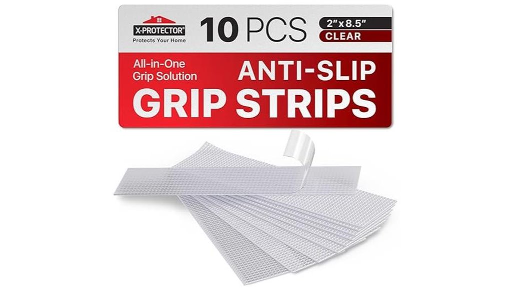clear non slip rubber strips