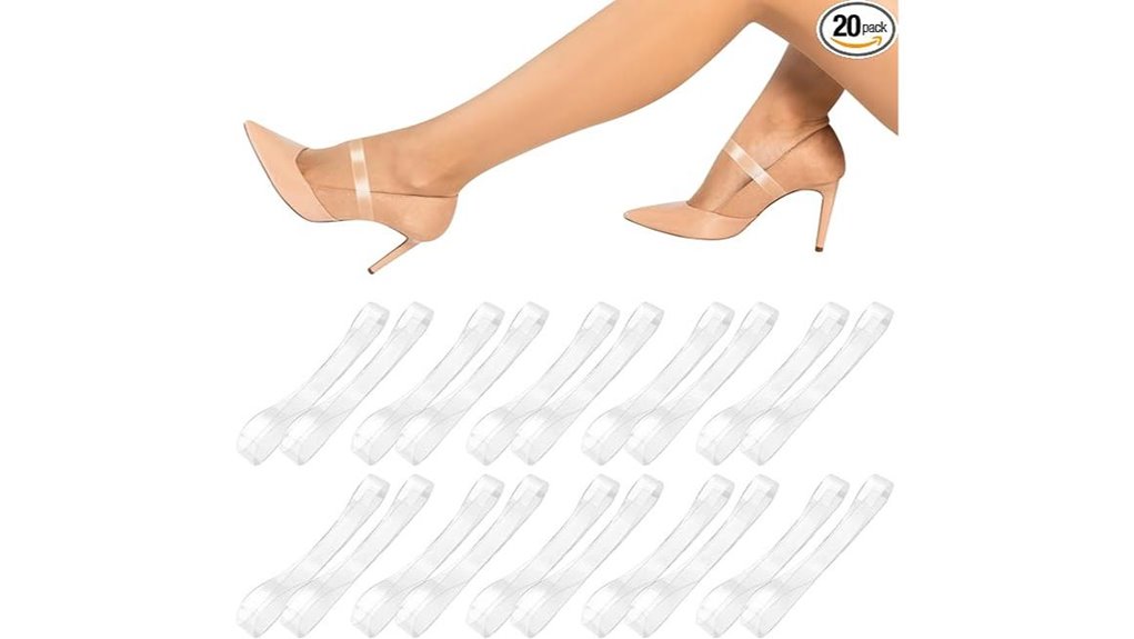 clear silicone high heel straps