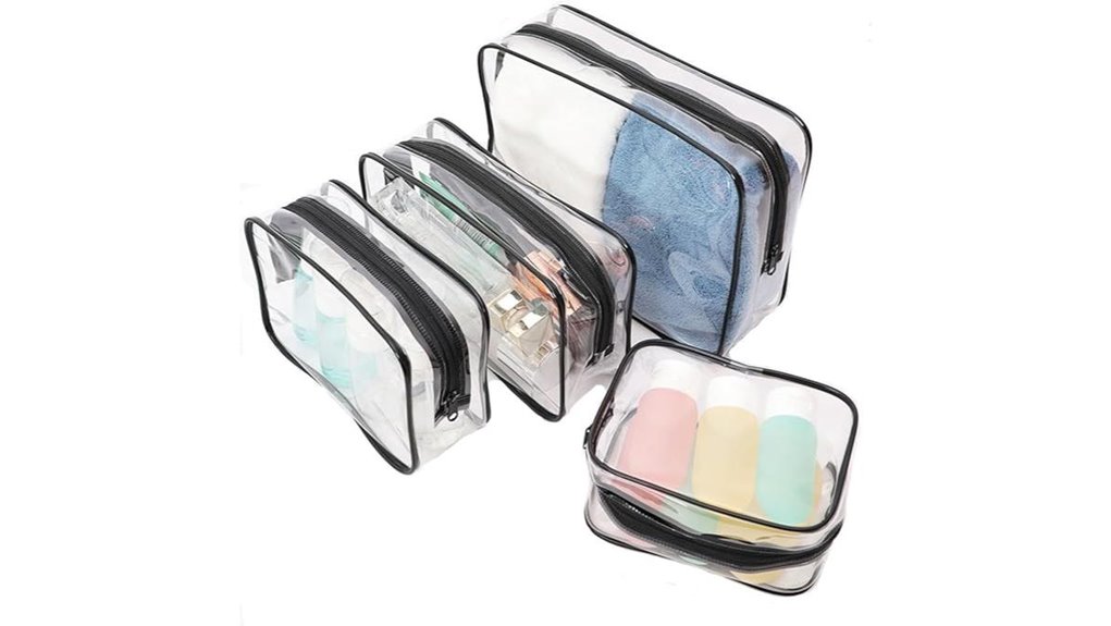 clear tsa approved toiletry bags