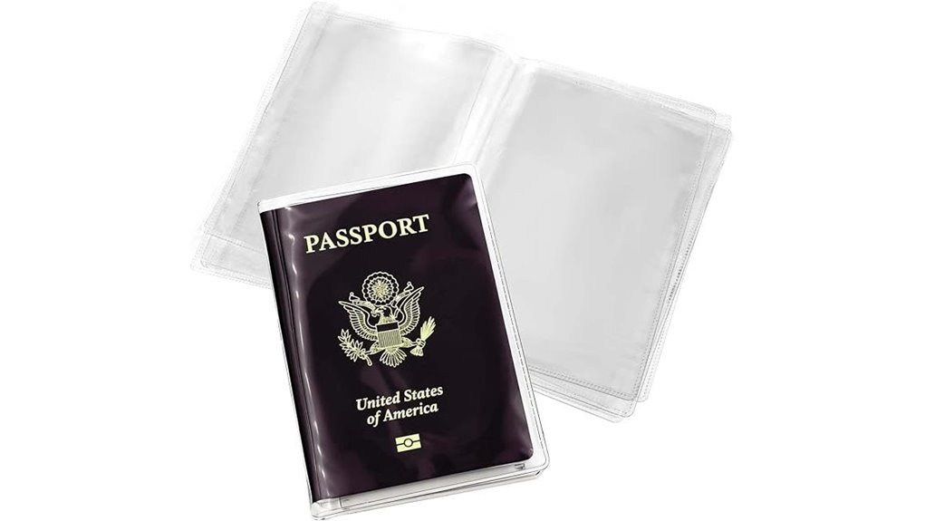 clear waterproof passport pack
