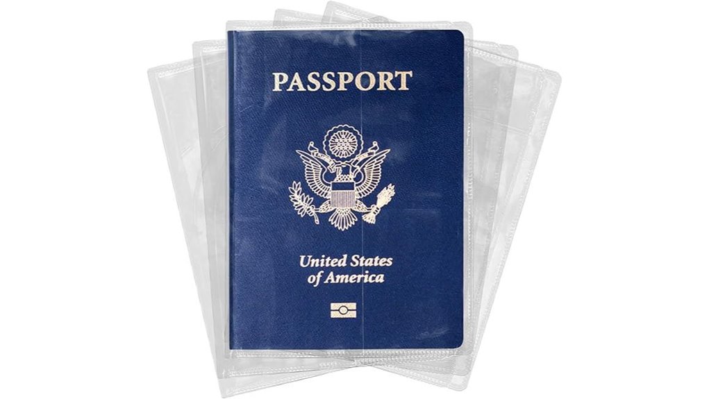 clear waterproof passport protector