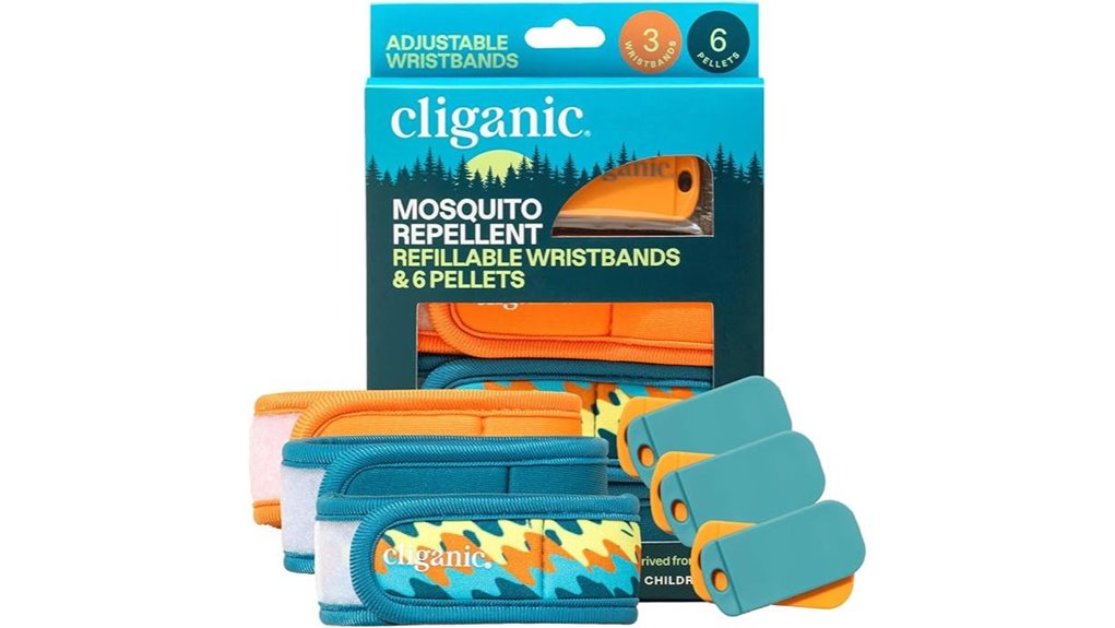 cliganic mosquito repellent wristband pack