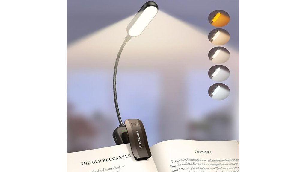 clip on 20led rechargeable light