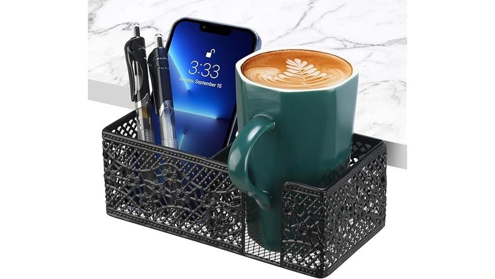 clip on desk cup organizer