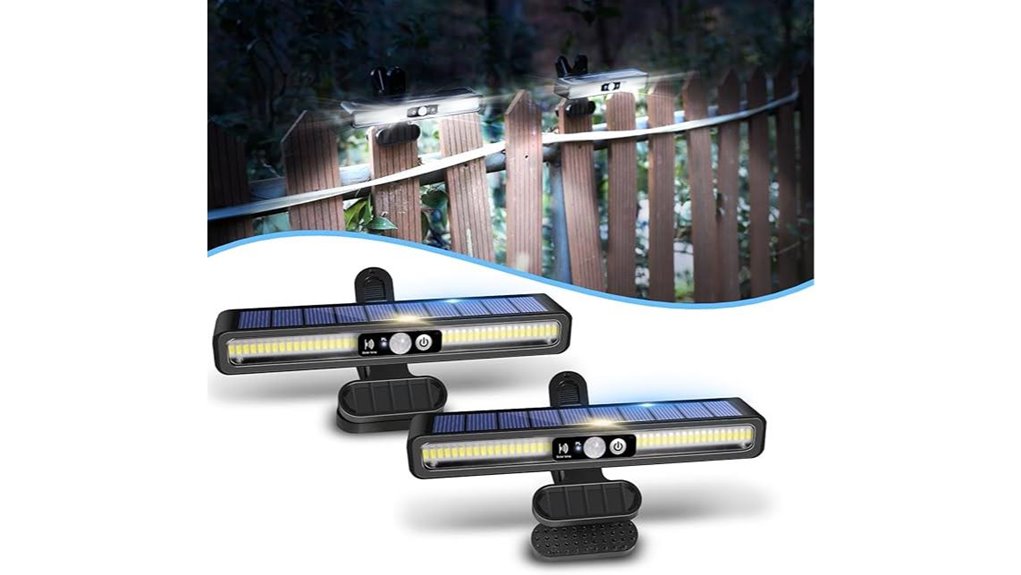 clip on solar motion lights