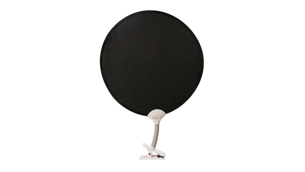 clip on stroller sunshade with uv indicator