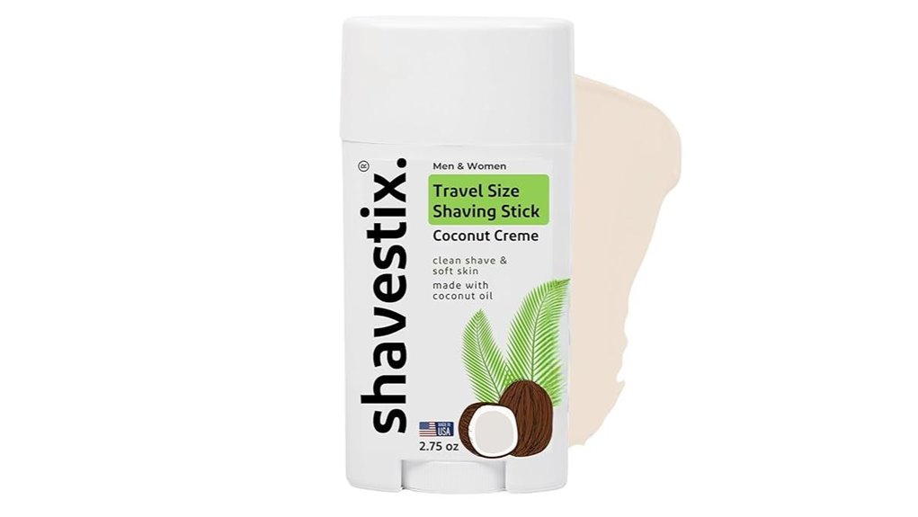 coconut milk shaving stick