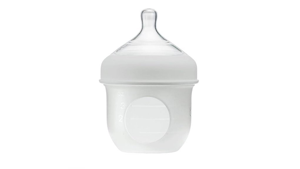 collapsible 4oz silicone baby bottle