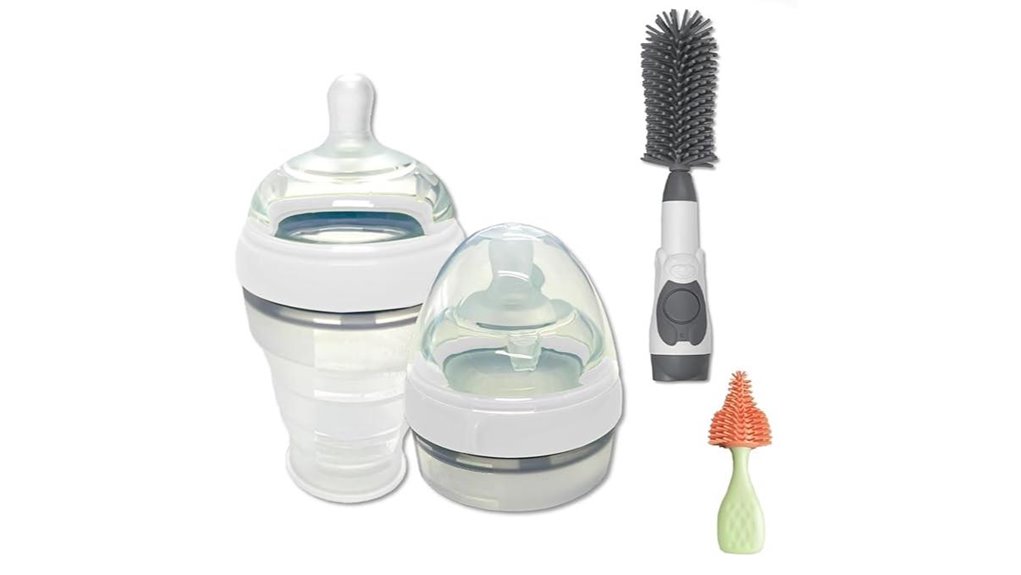 collapsible baby bottle brushes