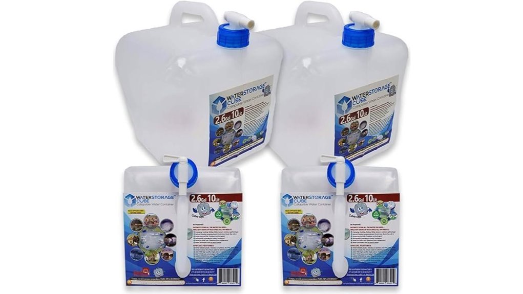 collapsible bpa free camping container