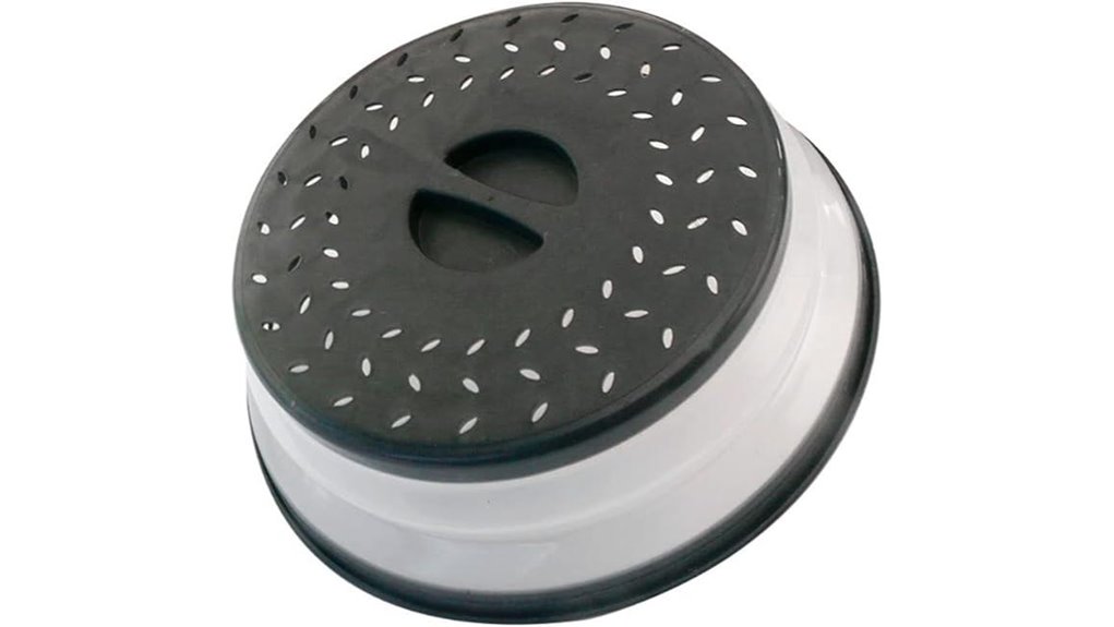 collapsible bpa free microwave splatter cover