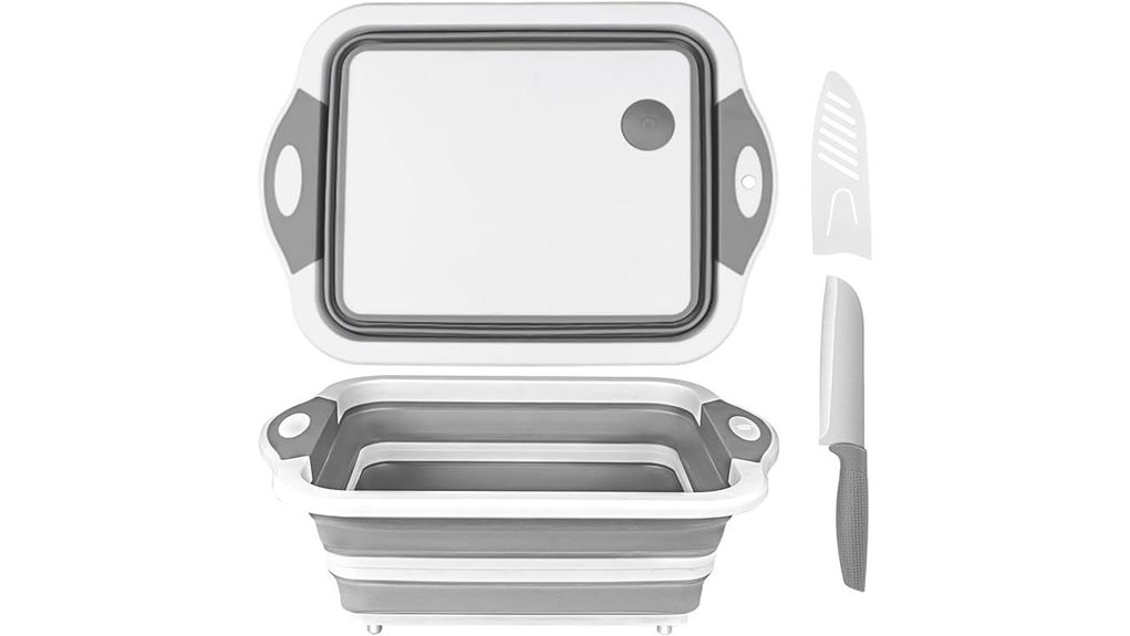 collapsible folding cutting tub