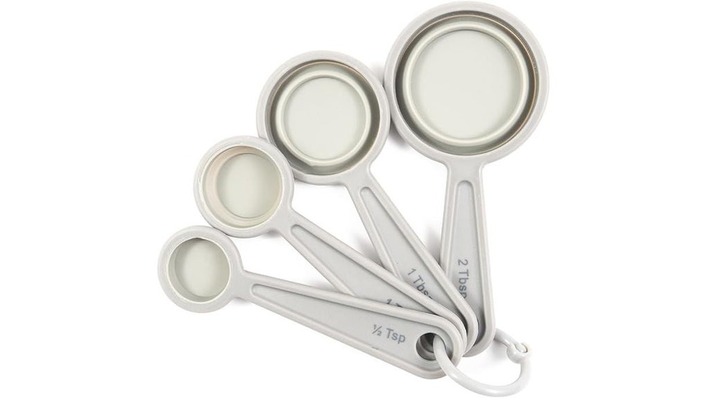 collapsible french measuring spoons