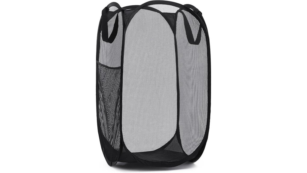 collapsible laundry hamper pocket