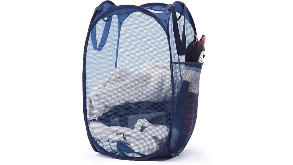 collapsible mesh laundry hamper