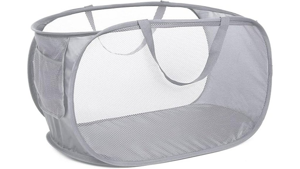 collapsible mesh laundry hamper