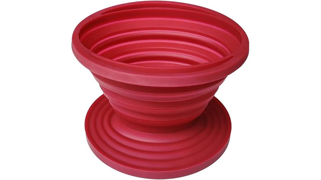 collapsible silicone coffee dripper