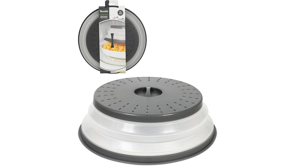 collapsible silicone microwave cover