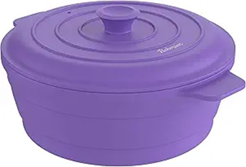 collapsible silicone microwave steamer