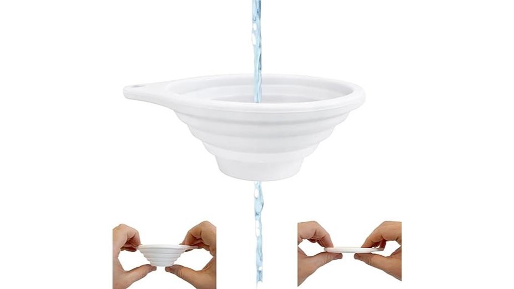 collapsible silicone urine strainer