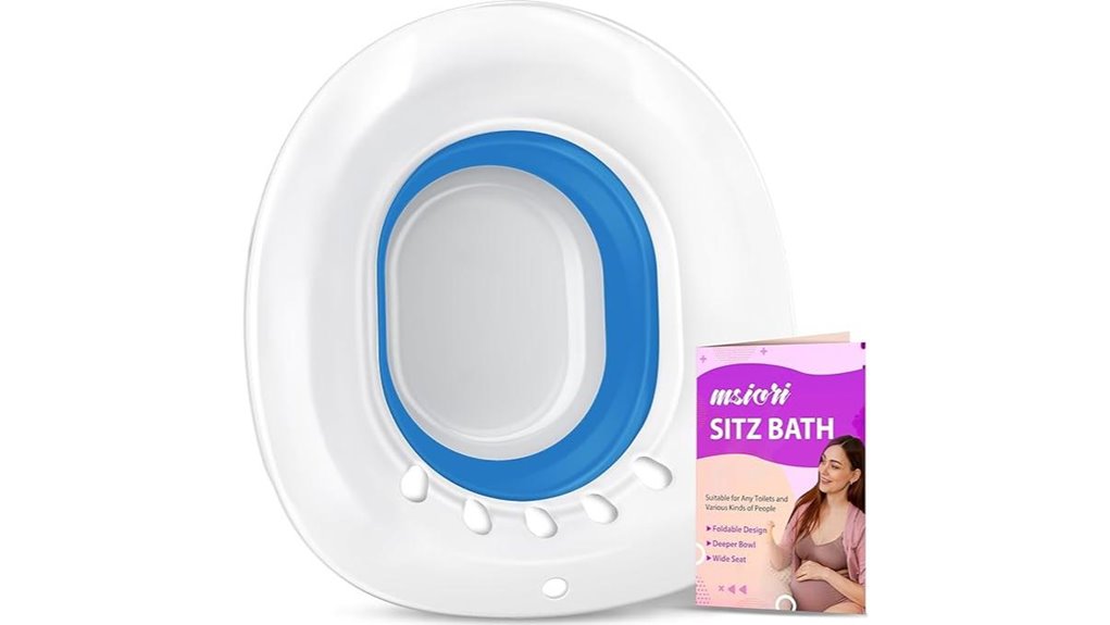 collapsible sitz bath kit