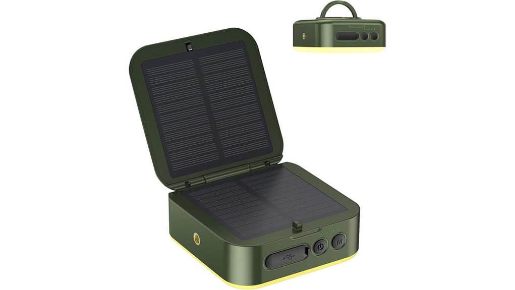 collapsible solar 5200mah lantern