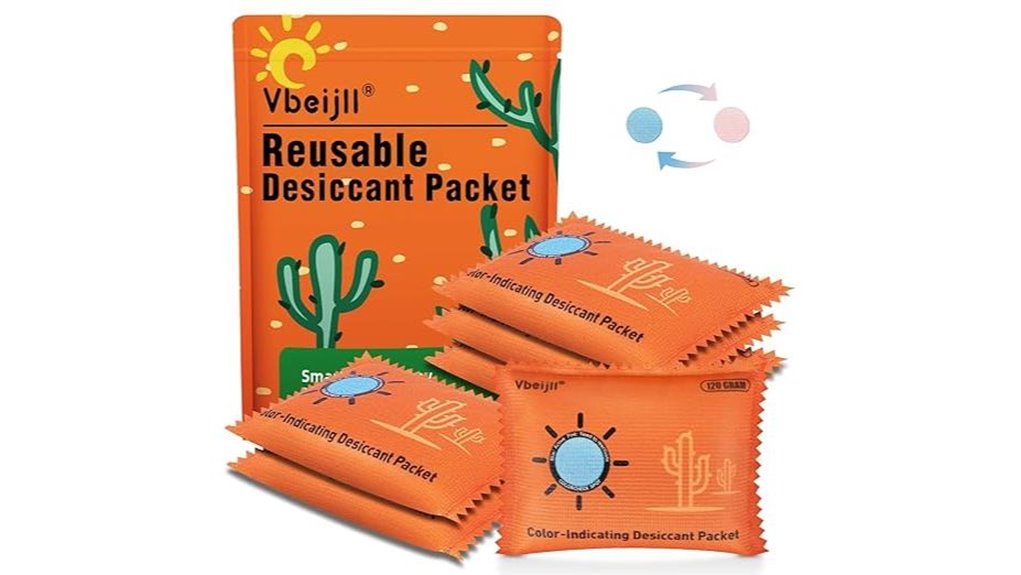 color changing silica gel desiccant