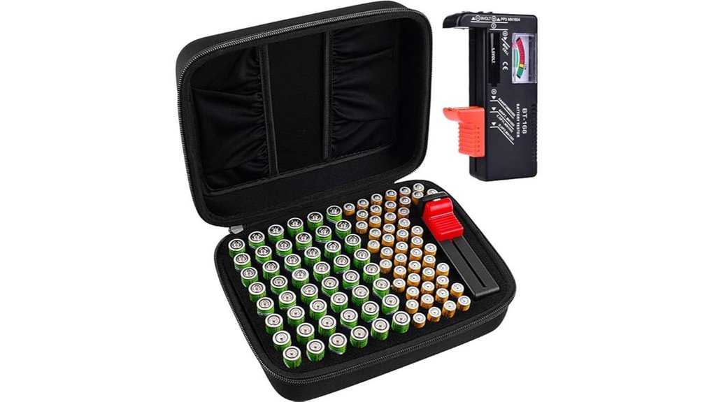 comecase 96 battery organizer box
