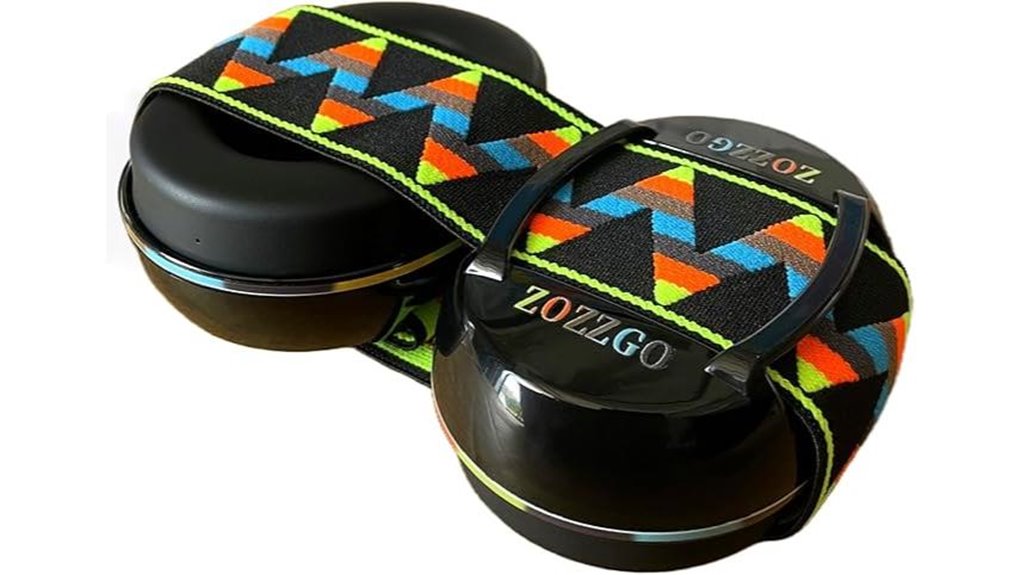 comfortable adjustable no clamp earmuffs