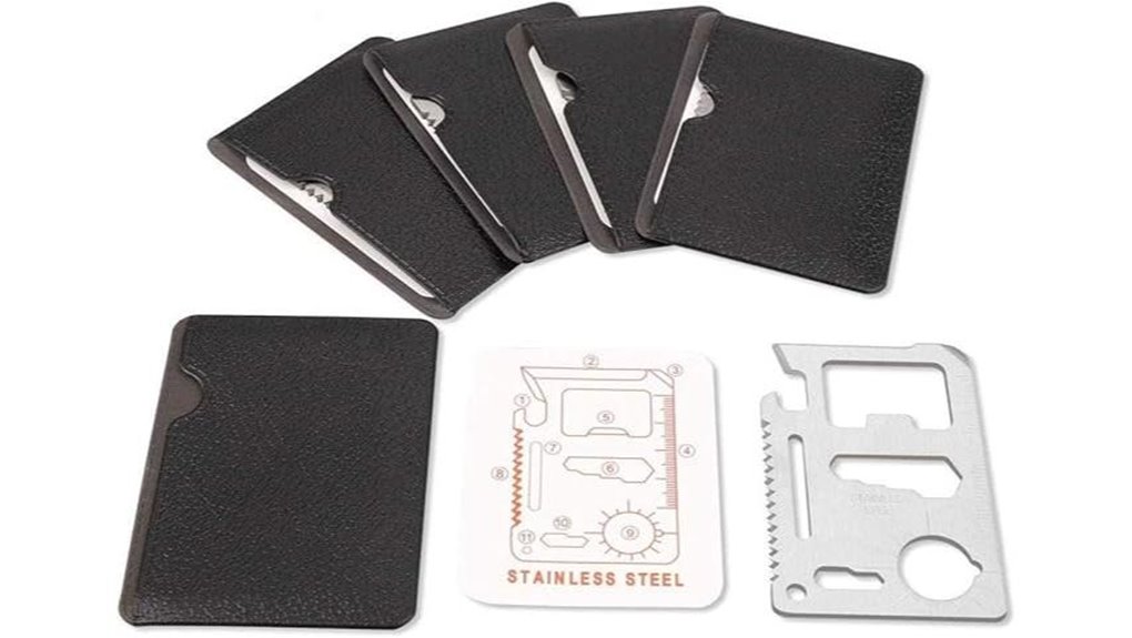 compact 11 in 1 credit card tools