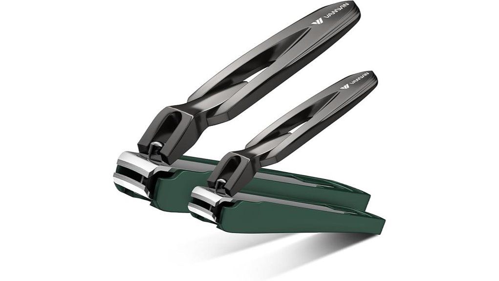 compact dual clippers with catcher