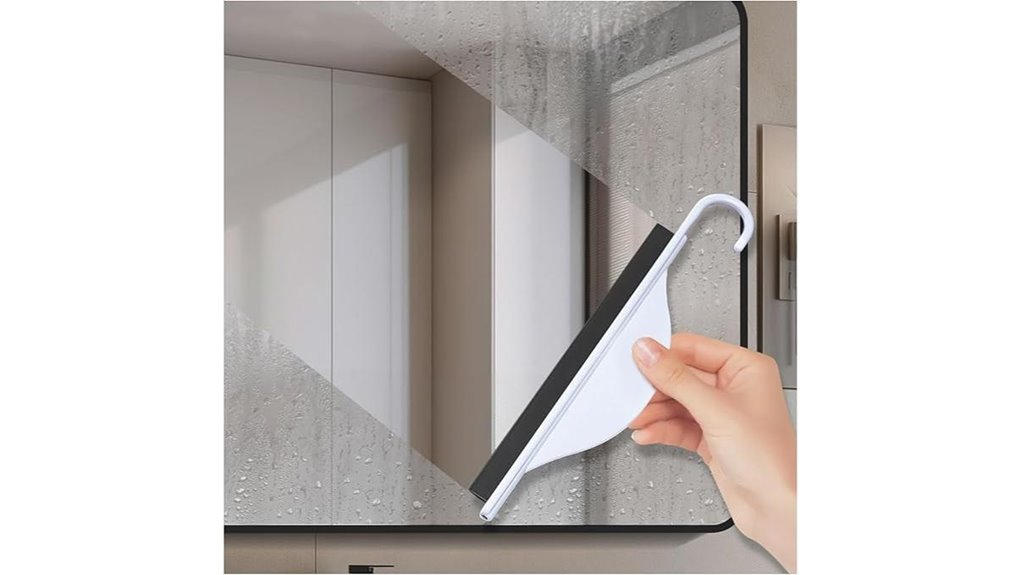 compact glass door shower squeegee
