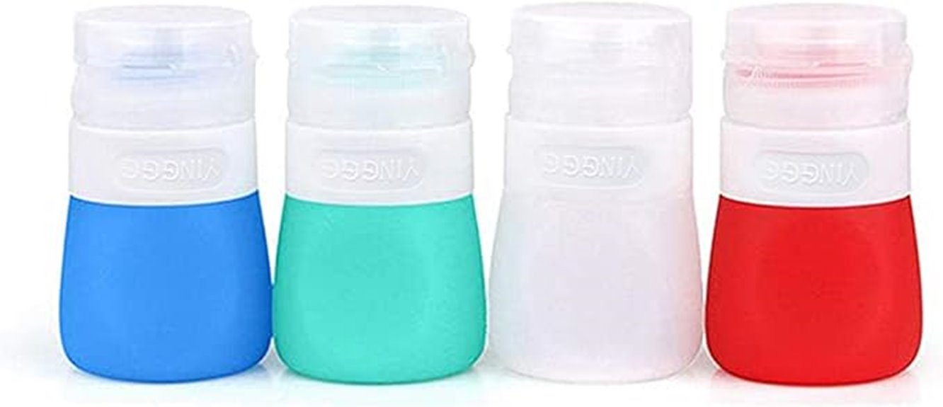 compact leakproof salad dressing bottles