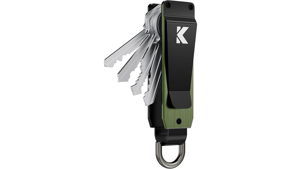 compact metal key organizer