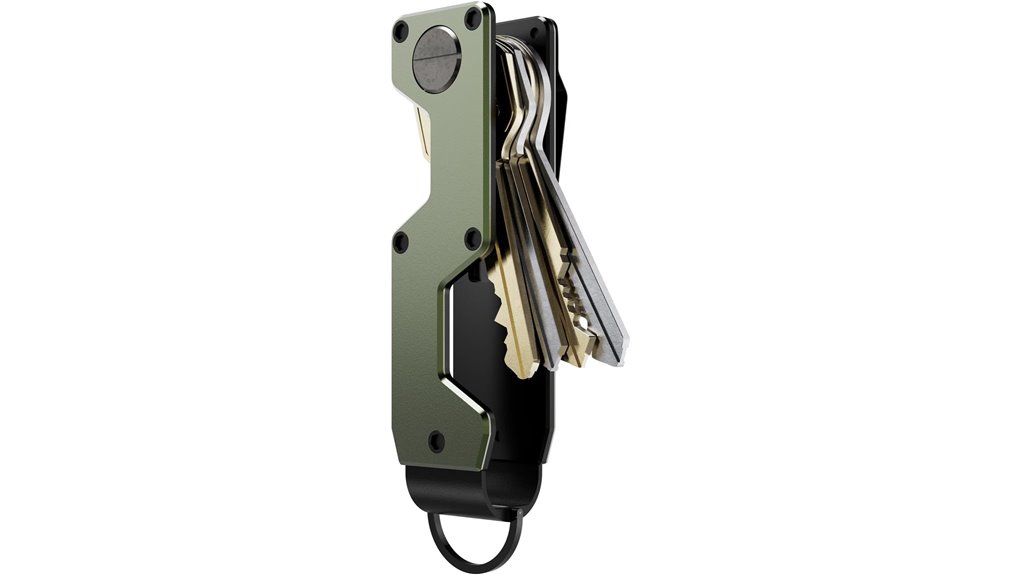 compact metal key organizer